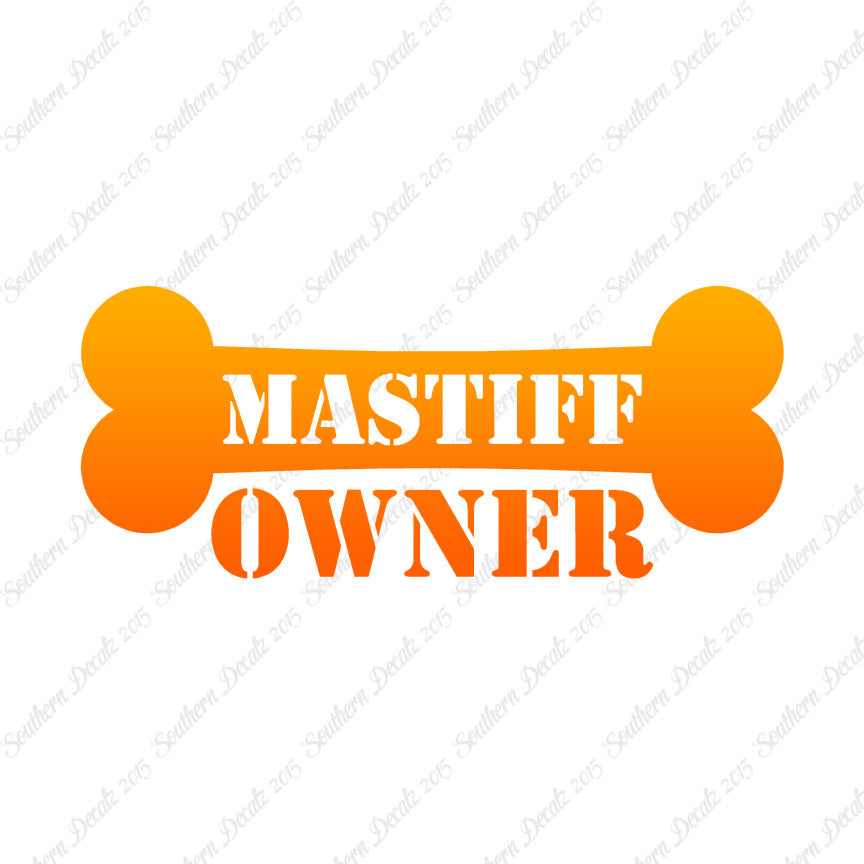 Mastiff Dog Owner Bone