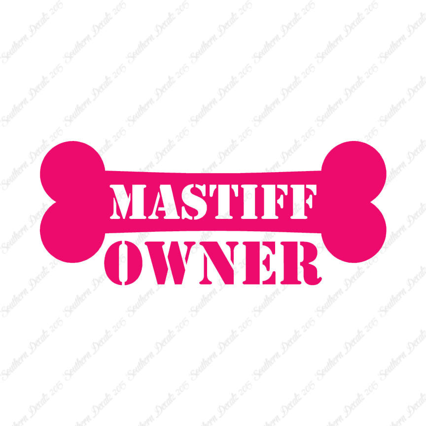 Mastiff Dog Owner Bone