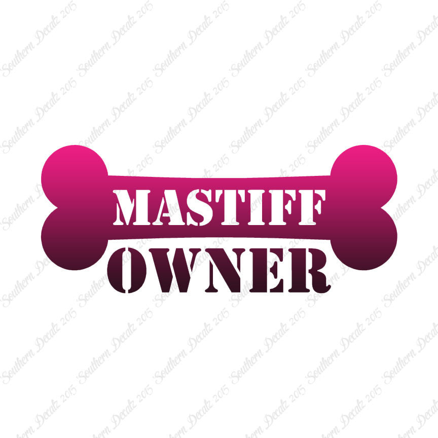 Mastiff Dog Owner Bone