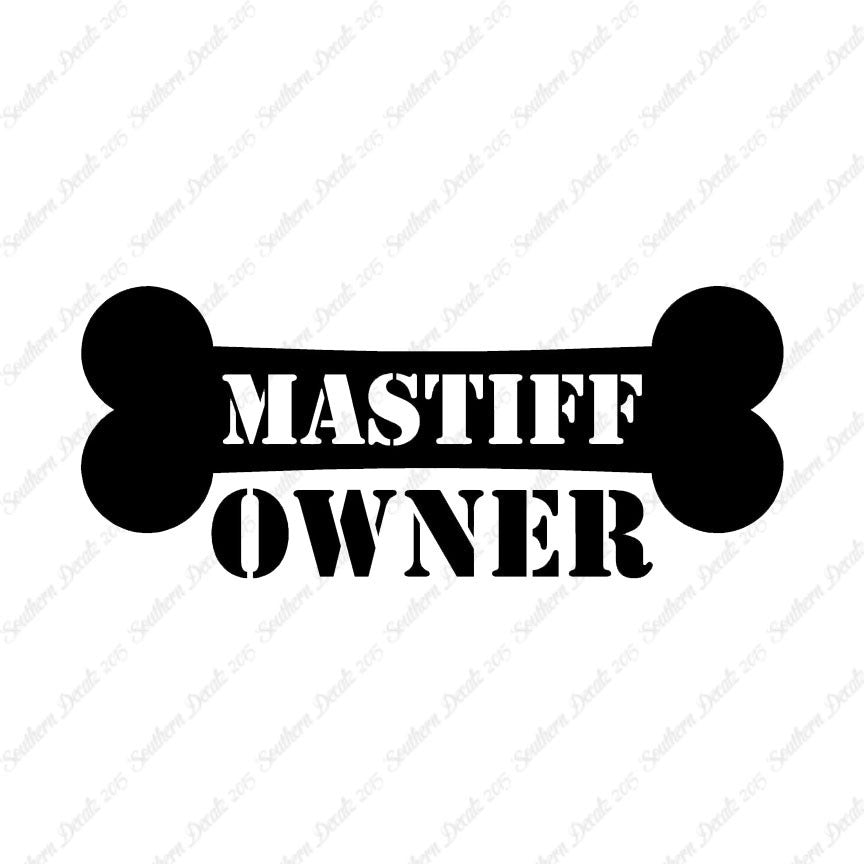 Mastiff Dog Owner Bone