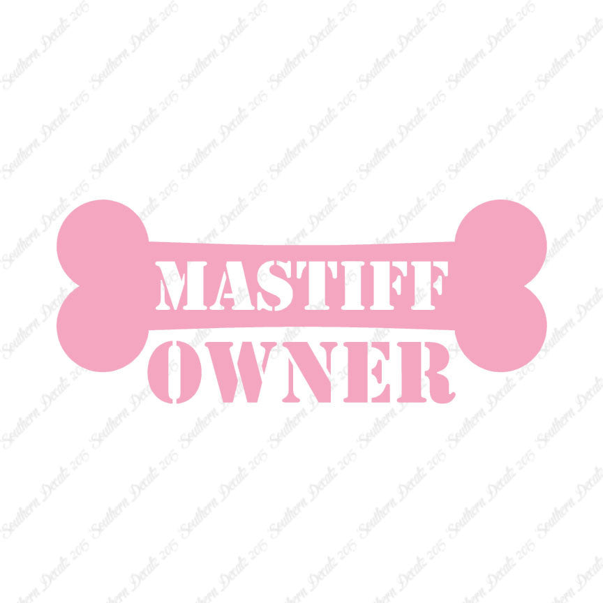 Mastiff Dog Owner Bone