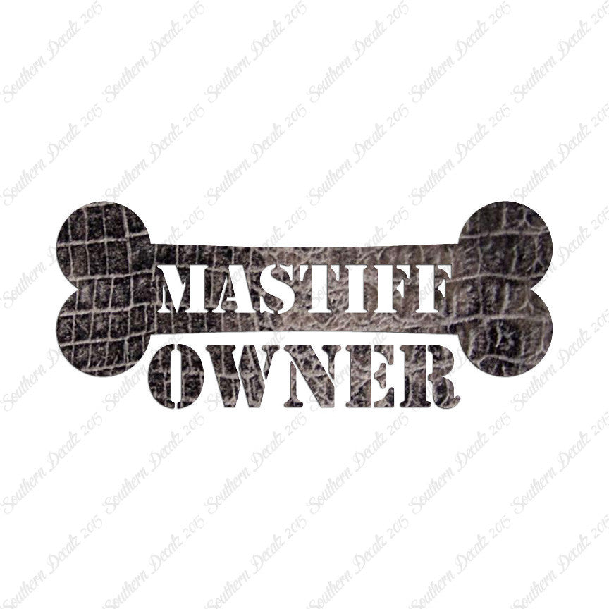 Mastiff Dog Owner Bone