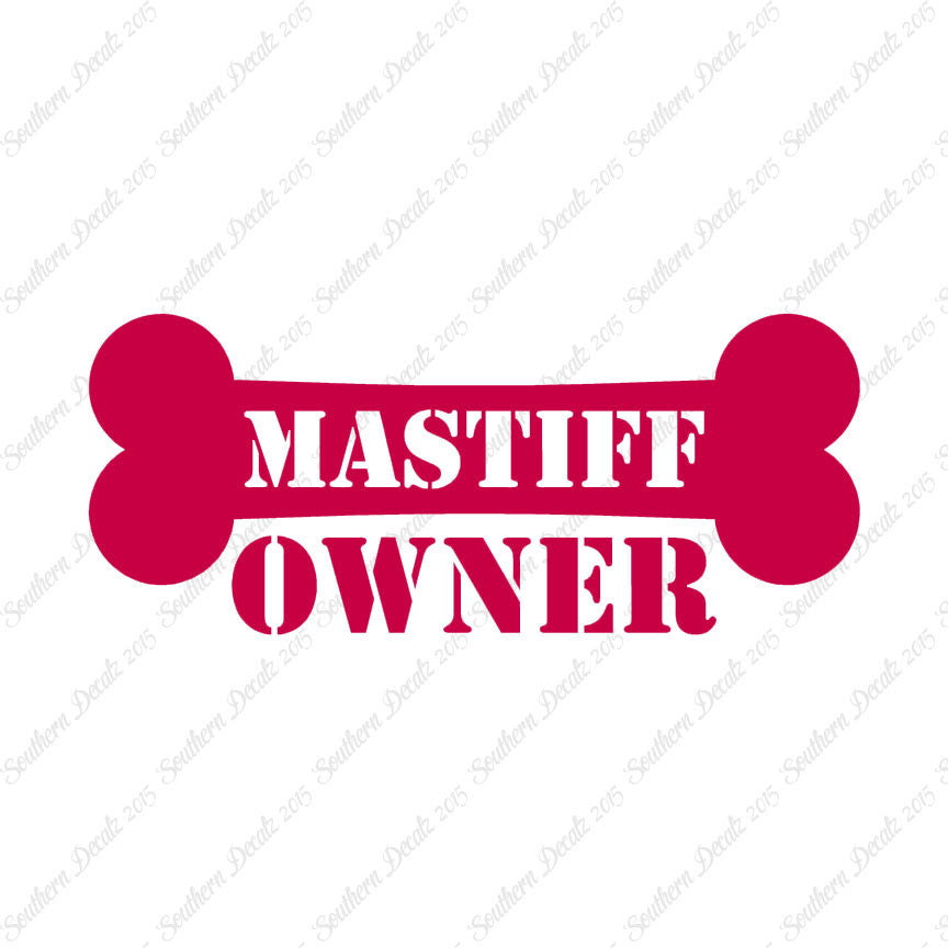 Mastiff Dog Owner Bone