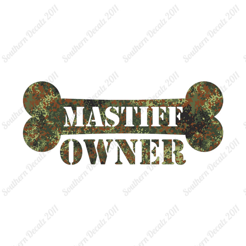 Mastiff Dog Owner Bone