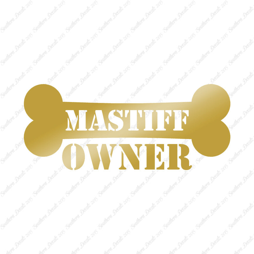 Mastiff Dog Owner Bone