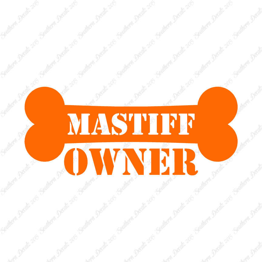 Mastiff Dog Owner Bone