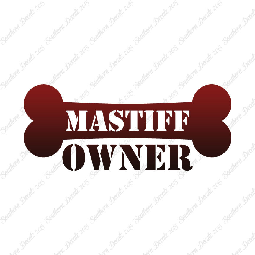 Mastiff Dog Owner Bone