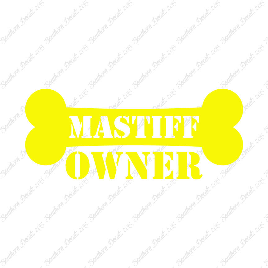 Mastiff Dog Owner Bone