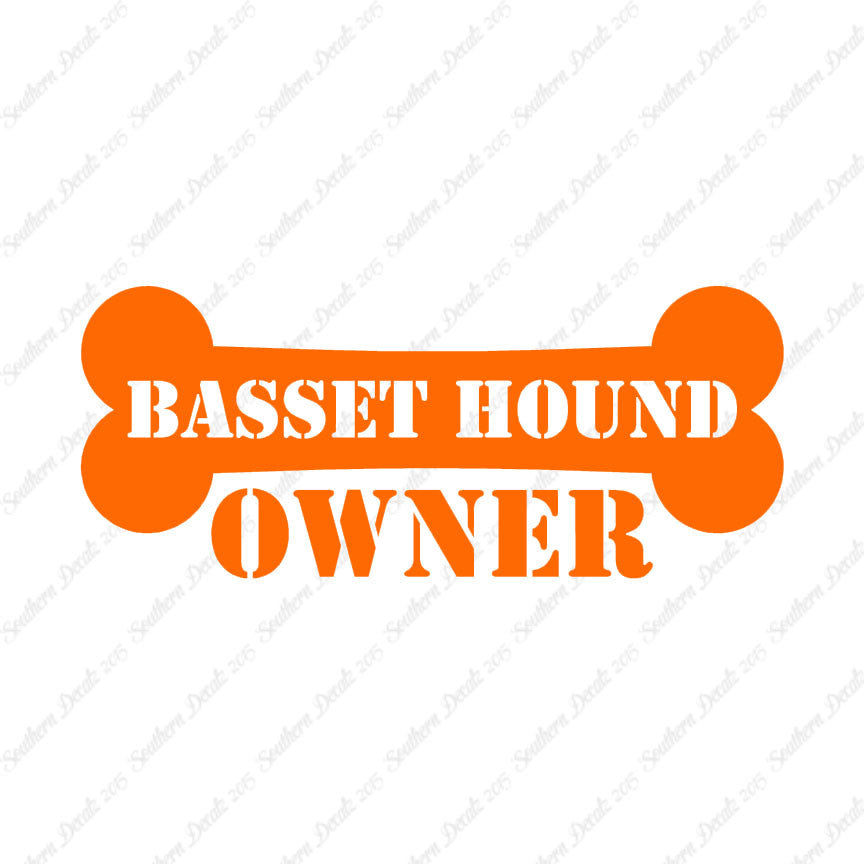 Basset Hound Dog Owner Bone