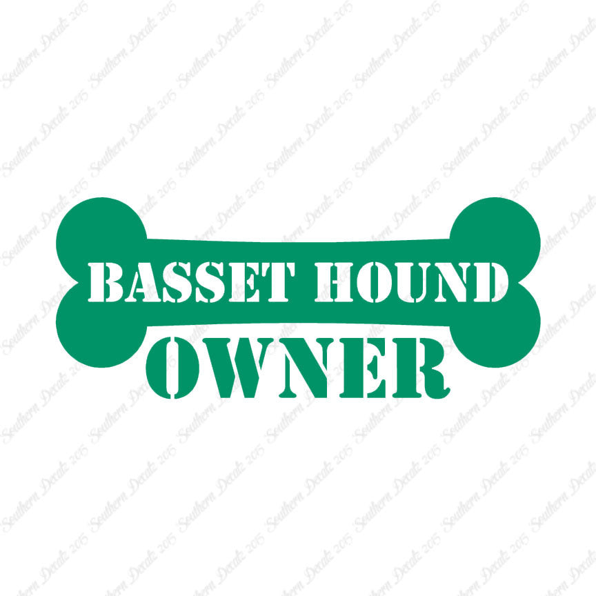 Basset Hound Dog Owner Bone