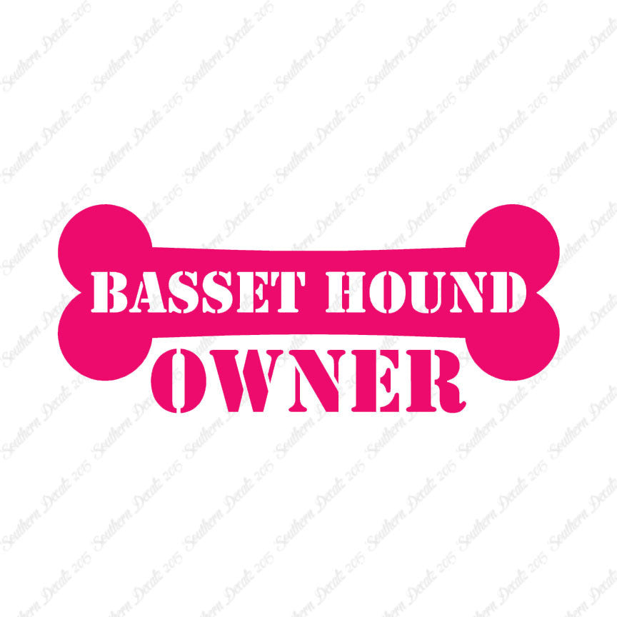 Basset Hound Dog Owner Bone