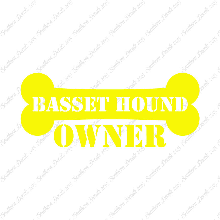 Basset Hound Dog Owner Bone