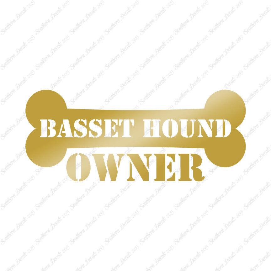 Basset Hound Dog Owner Bone