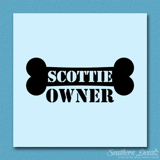 Scottie Dog Owner Bone Scottish Terrier