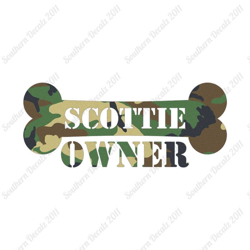 Scottie Dog Owner Bone Scottish Terrier