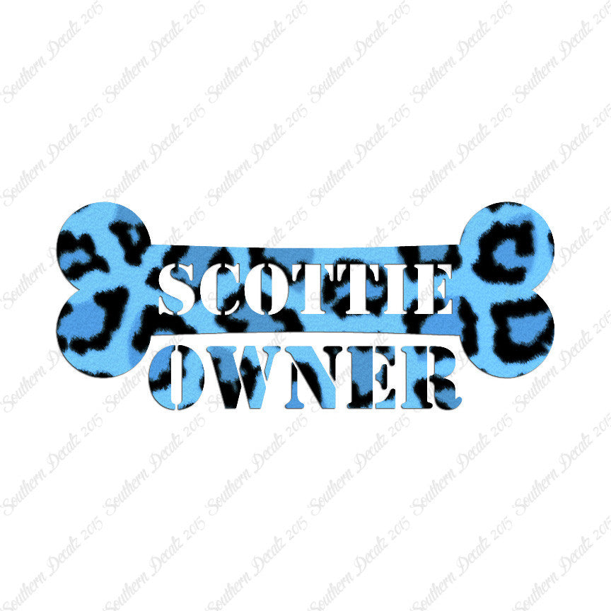 Scottie Dog Owner Bone Scottish Terrier