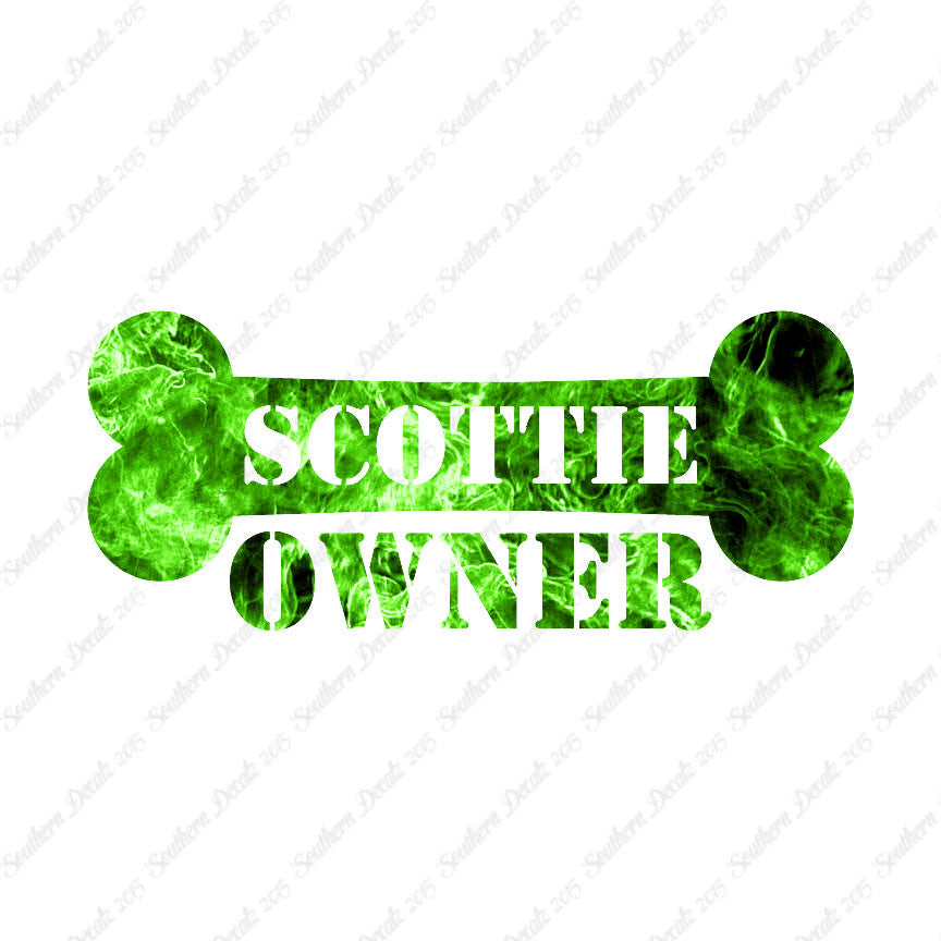Scottie Dog Owner Bone Scottish Terrier