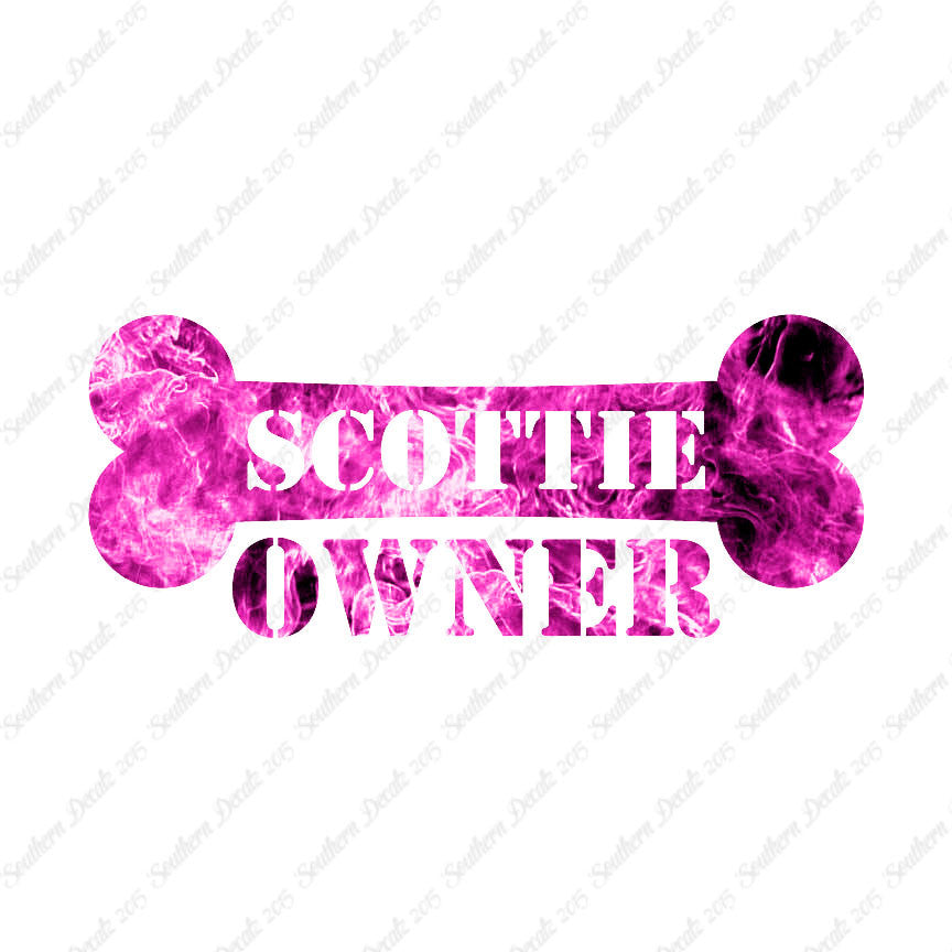Scottie Dog Owner Bone Scottish Terrier