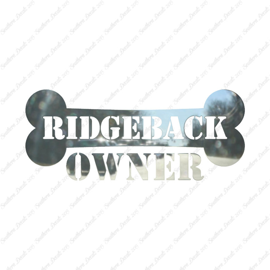Ridgeback Dog Owner Bone