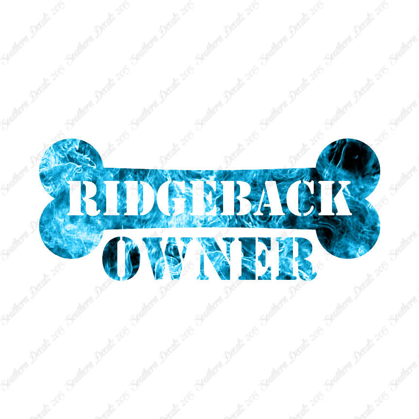 Ridgeback Dog Owner Bone