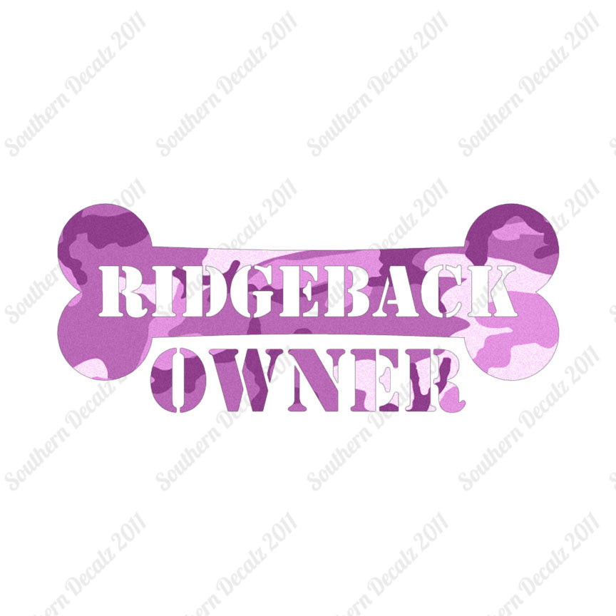 Ridgeback Dog Owner Bone