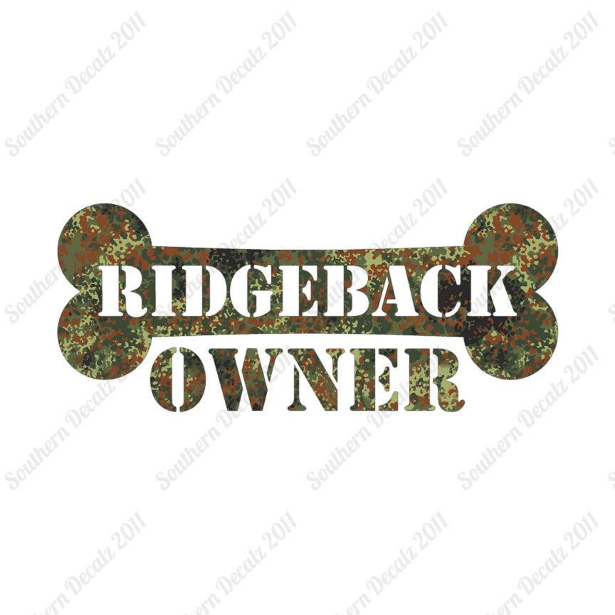 Ridgeback Dog Owner Bone