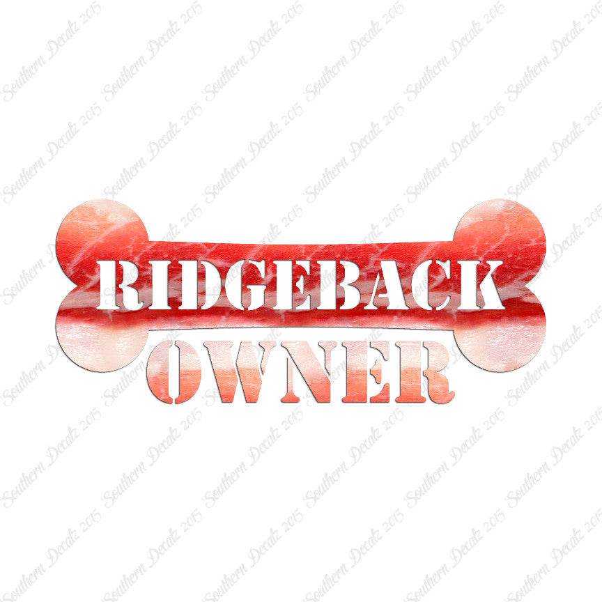 Ridgeback Dog Owner Bone