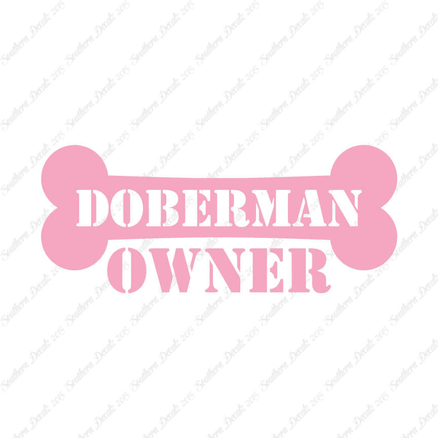 Doberman Dog Owner Bone