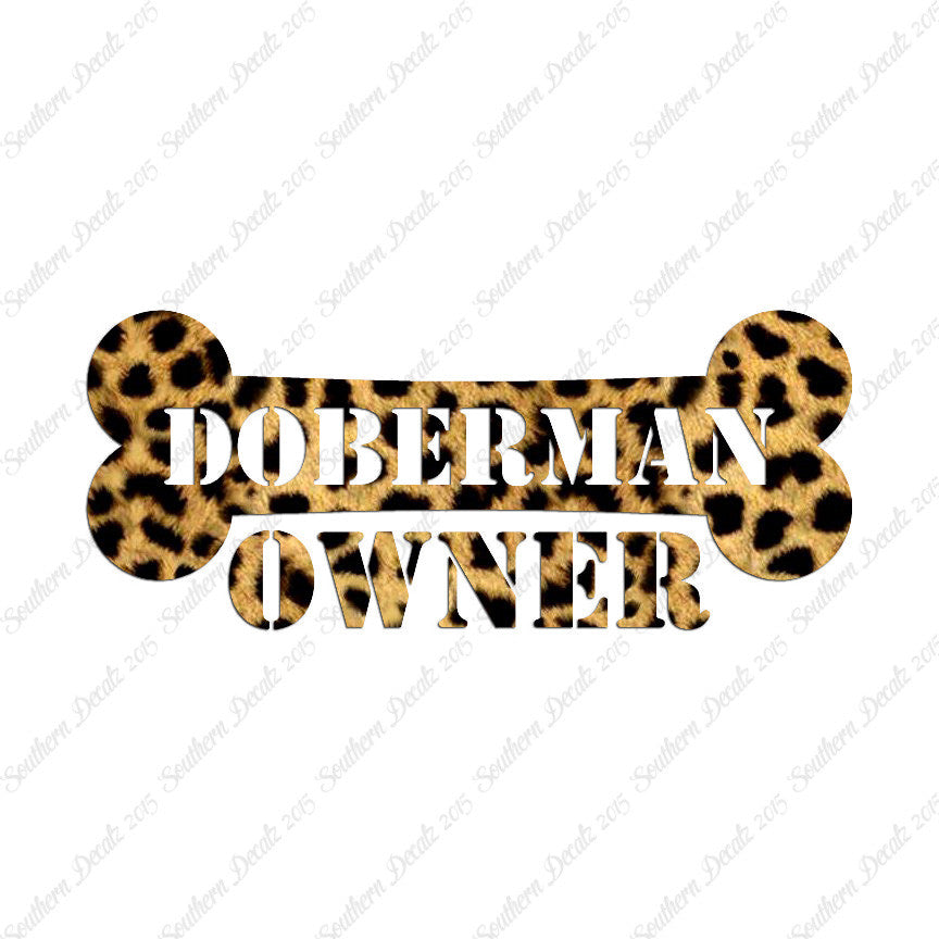 Doberman Dog Owner Bone
