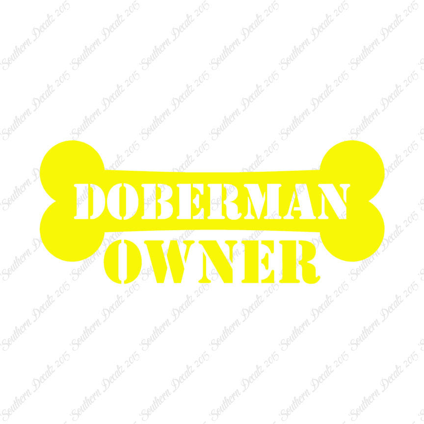 Doberman Dog Owner Bone
