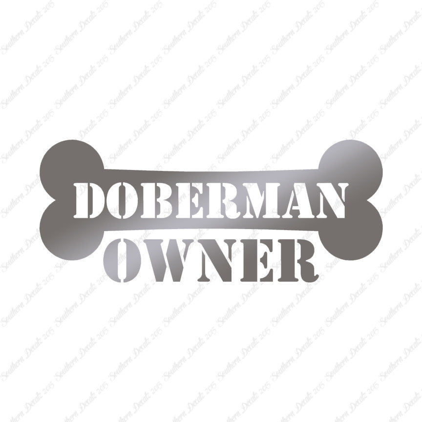 Doberman Dog Owner Bone