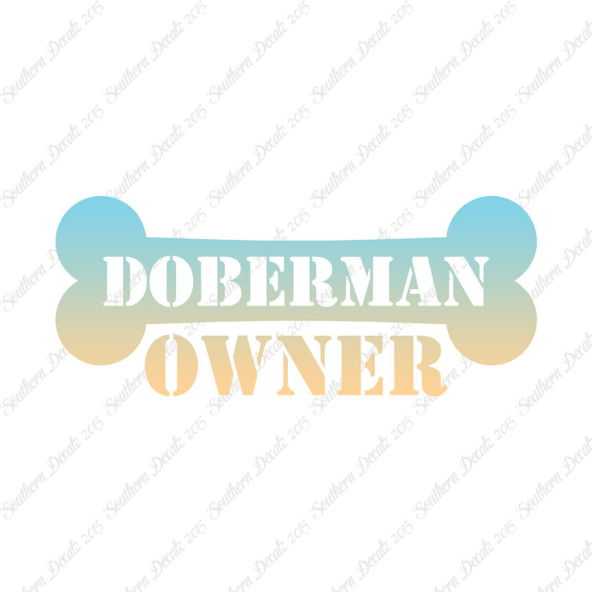 Doberman Dog Owner Bone