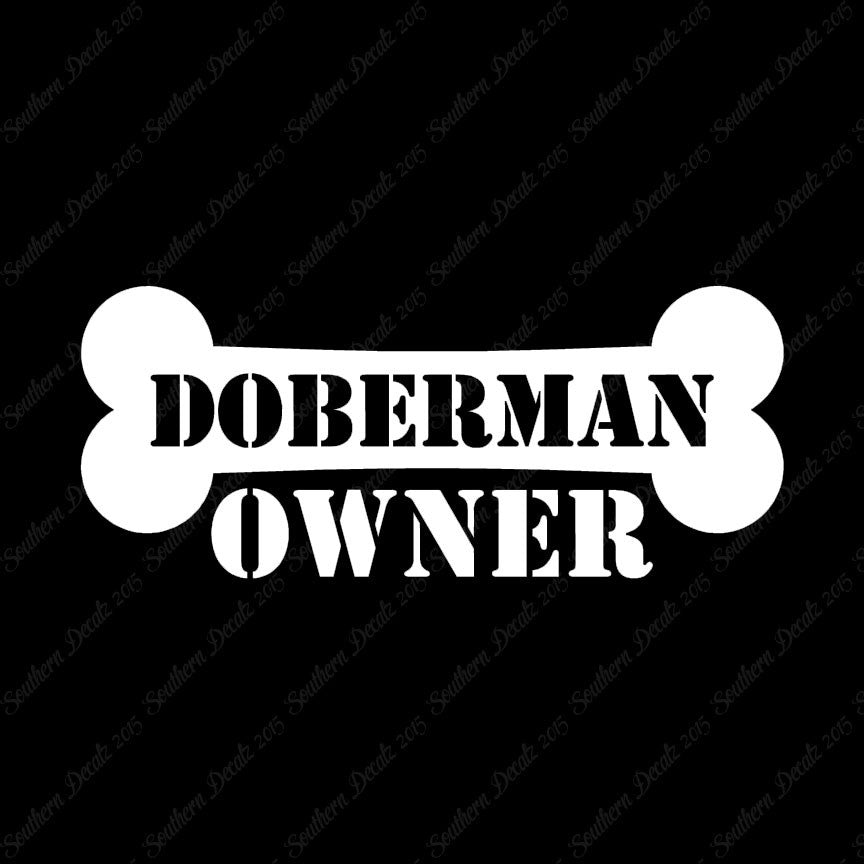 Doberman Dog Owner Bone