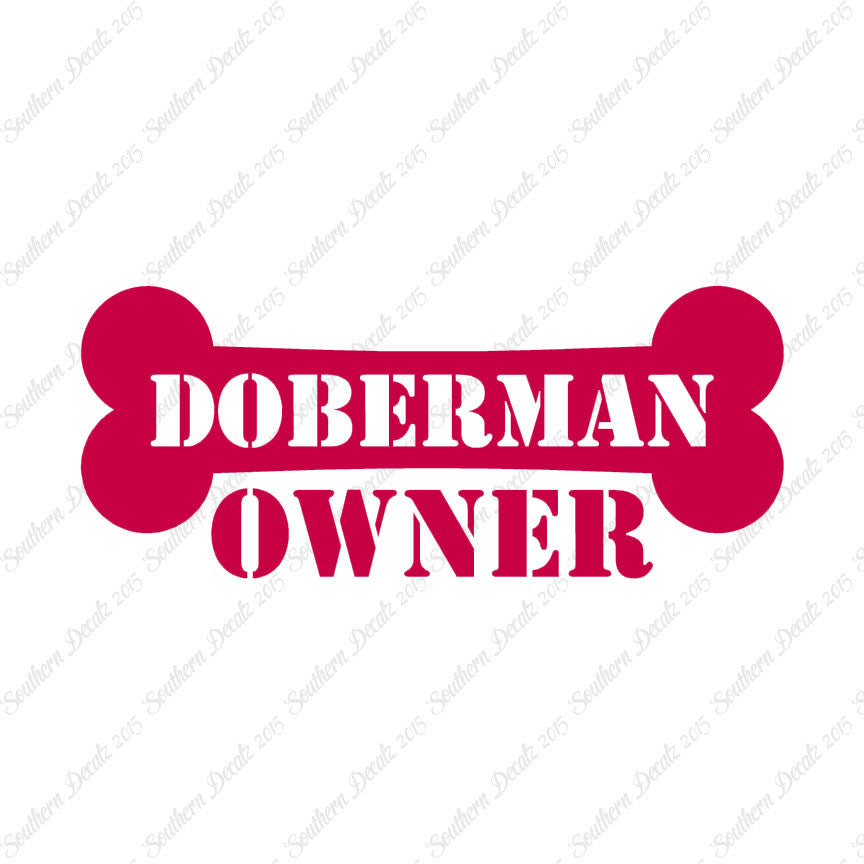 Doberman Dog Owner Bone