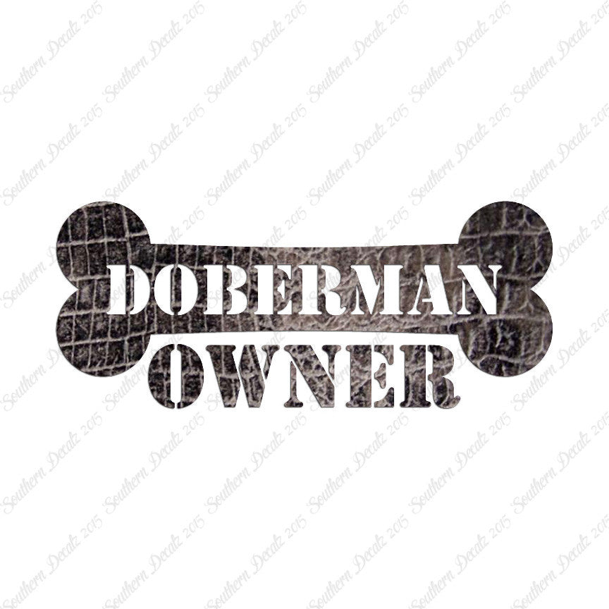 Doberman Dog Owner Bone