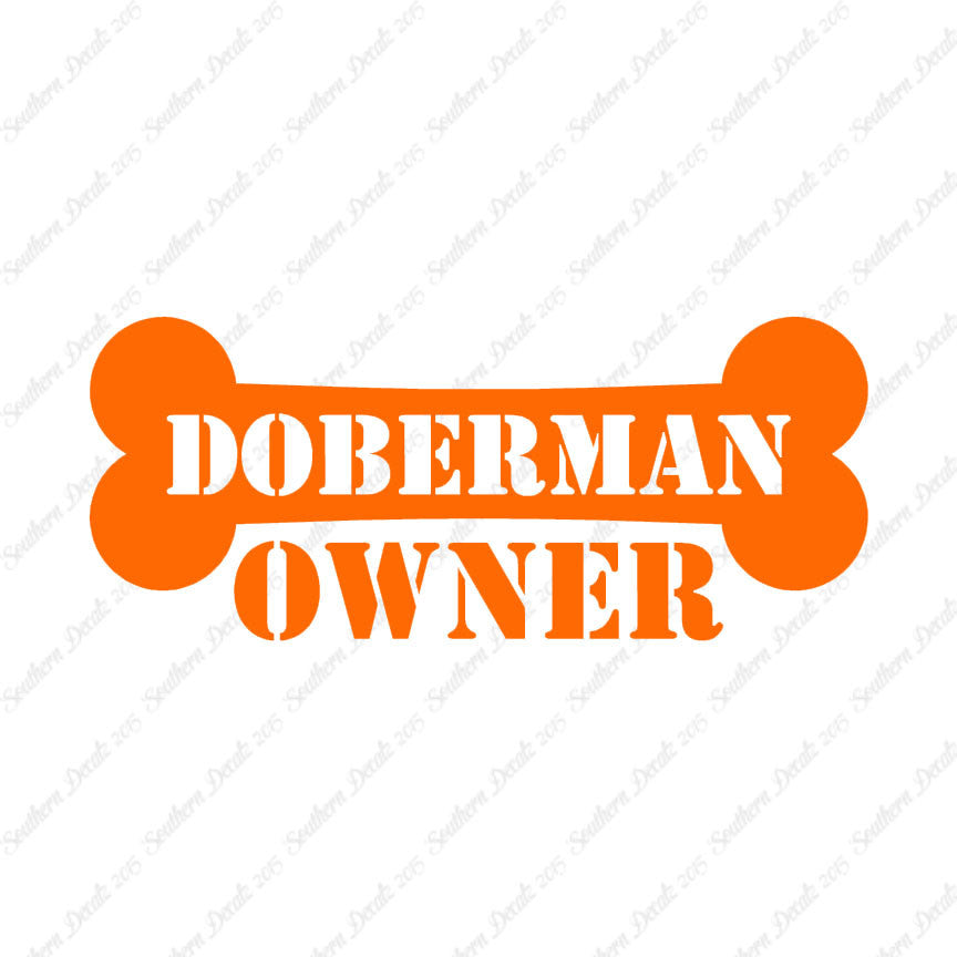 Doberman Dog Owner Bone