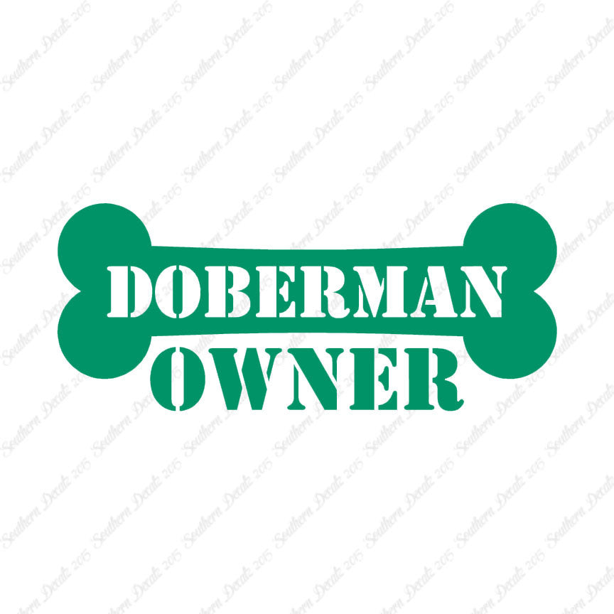 Doberman Dog Owner Bone
