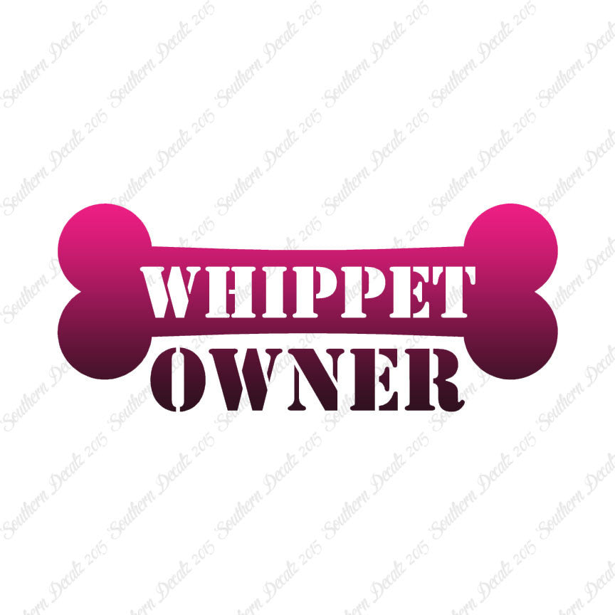 Whippet Dog Owner Bone