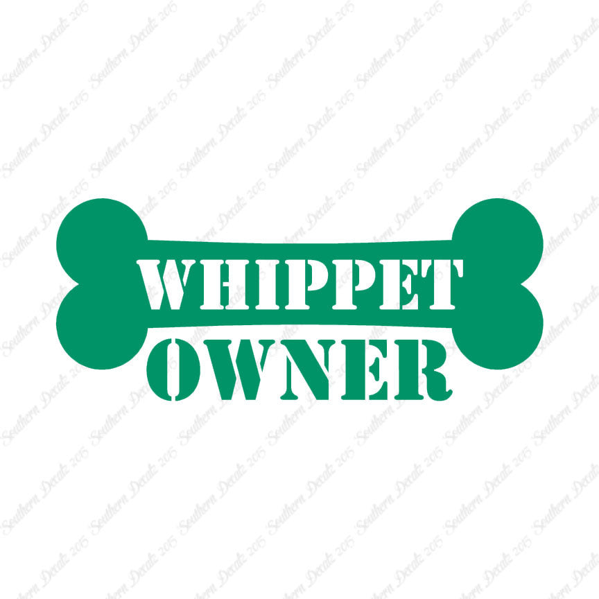 Whippet Dog Owner Bone