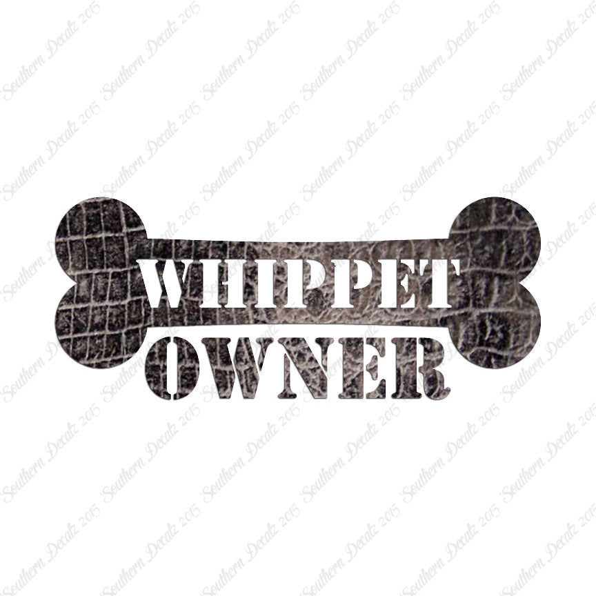Whippet Dog Owner Bone
