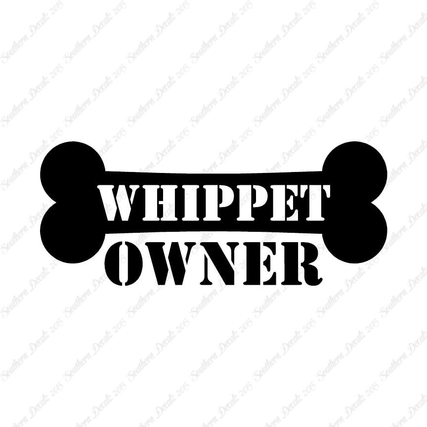 Whippet Dog Owner Bone