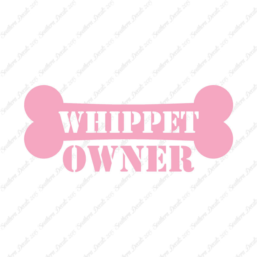 Whippet Dog Owner Bone