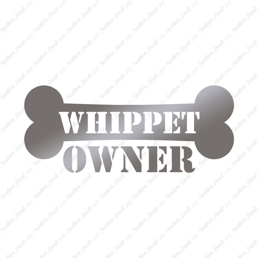 Whippet Dog Owner Bone