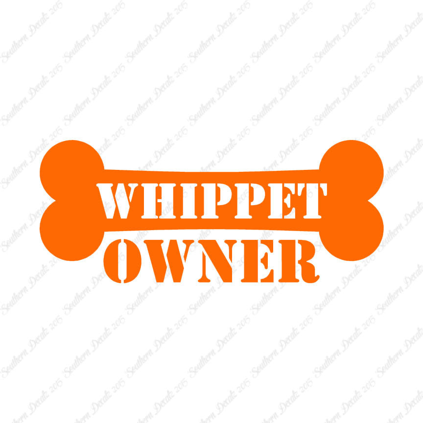 Whippet Dog Owner Bone