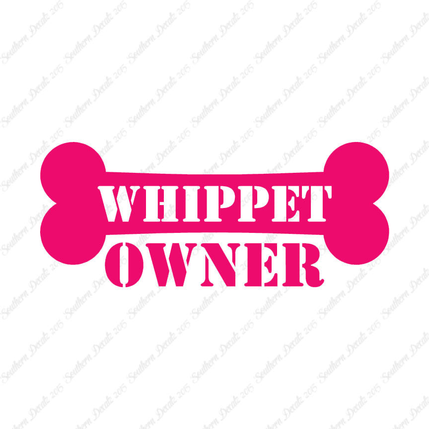 Whippet Dog Owner Bone
