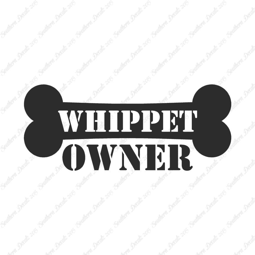 Whippet Dog Owner Bone