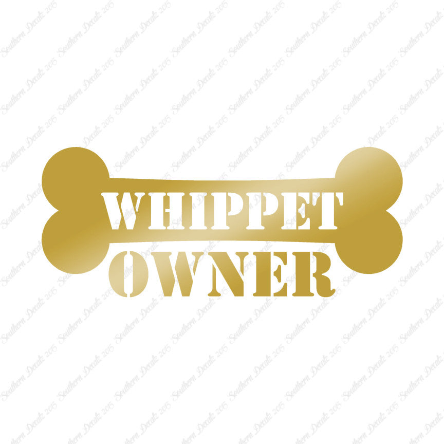 Whippet Dog Owner Bone