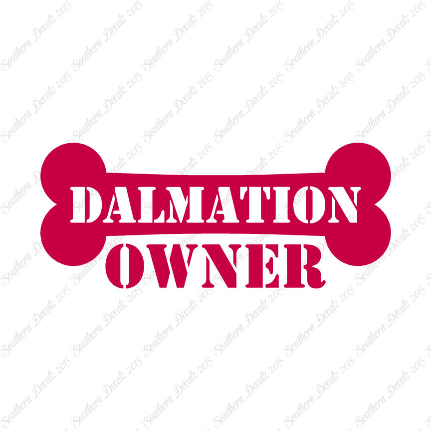 Dalmatian Dog Owner Bone