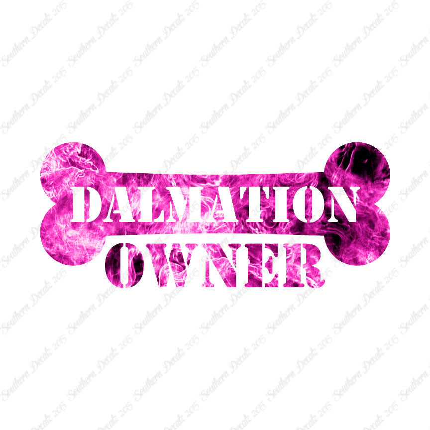 Dalmatian Dog Owner Bone