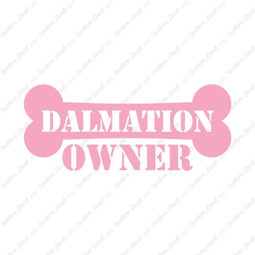 Dalmatian Dog Owner Bone
